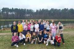 Reprezentacja SP Pławno w Powiatowych Drużynowych Biegach Przełajowych 2026r.