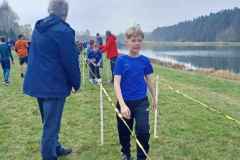 Bieg chłopców klas IV i młodsi.