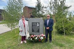 Rodzina zamordowanego w Katyniu Porucznika Stanisława Zatońskiego. 