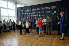 Laureaci I Gminnego Konkursu Recytatorskiego. 