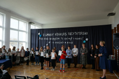 Laureaci I Gminnego Konkursu Recytatorskiego. 