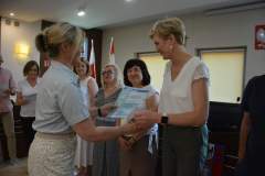 Wręczenie dyplomów i nagród dyrektorom szkół podstawowych z powiatu radomszczańskiego