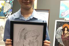 Laureat konkursu plastycznego "Dzień Dobrych Aniołów"