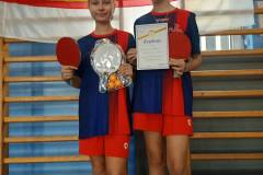 Mistrzynie Powiatu w Drużynowym Tenisie Stołowym.