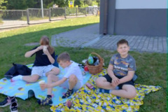 Klasa IV na Pikniku Zdrowia.