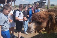 Uczniowie podczas wycieczki