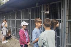 Uczniowie podczas wycieczki