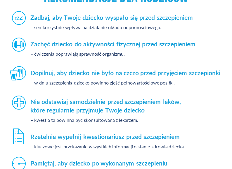 szczepienia uczniow plakat