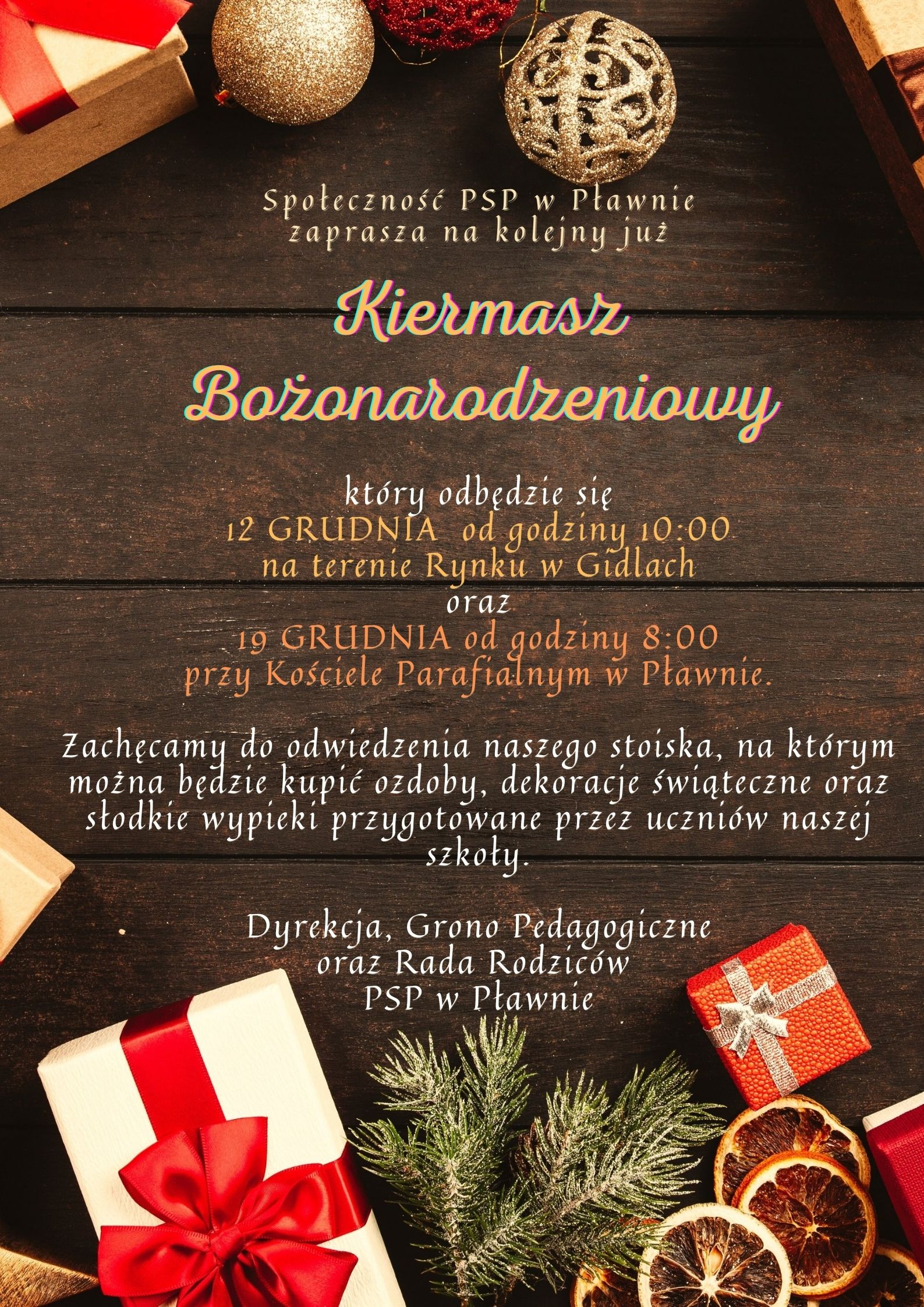 PLAKAT KIERMASZ