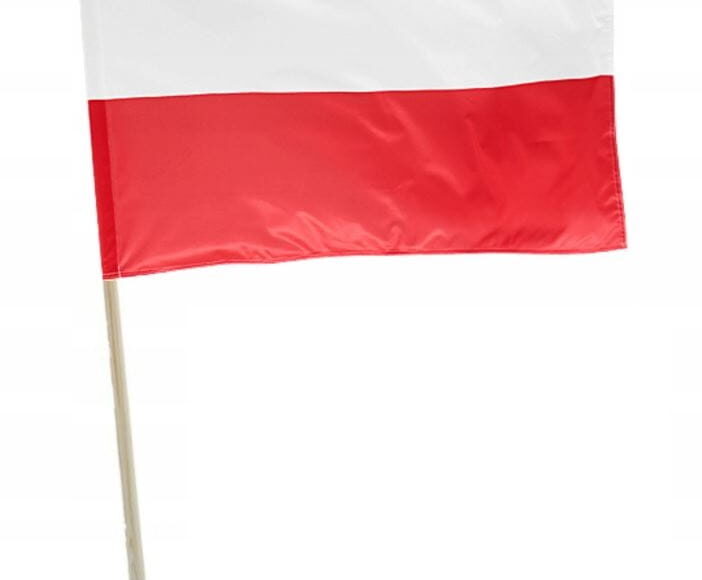flaga polska drzewiec