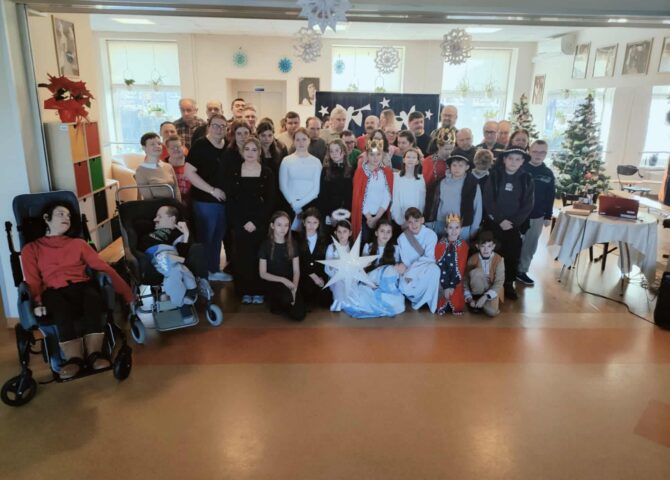 Uczniowie w Środowiskowym Domu Samopomocy w Radomsku