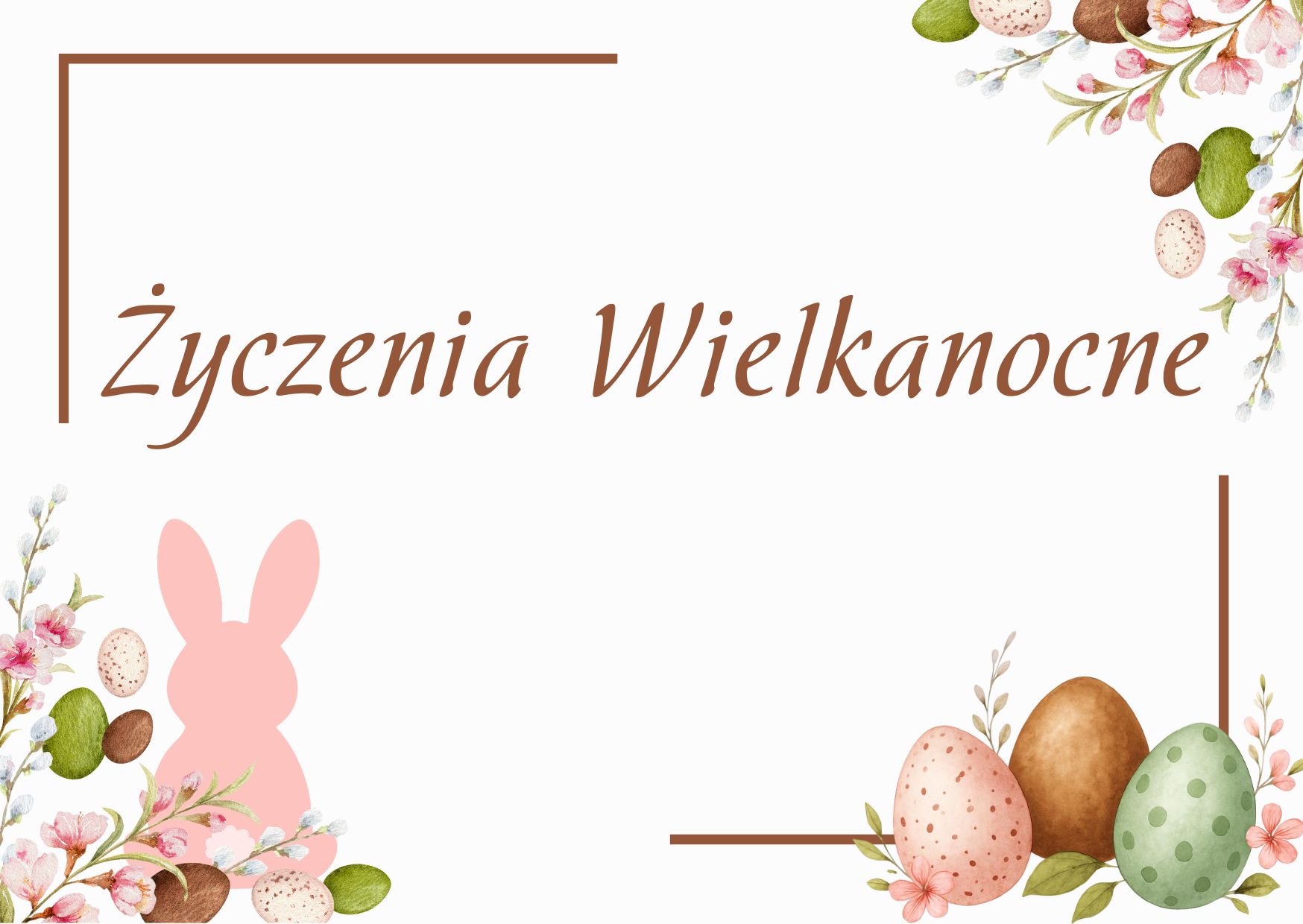 Z okazji zbliżających się Świąt Wielkanocnych życzymy, aby ten wyjątkowy czas obfitował w zdrowie, pogodę ducha oraz wszelką pomyślność. Niech chwile spędzone w rodzinnym gronie przyniosą radość,